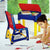 Nilkamal Apple JR Study Desk (Pepsi Blue / Bright Red / Yellow)