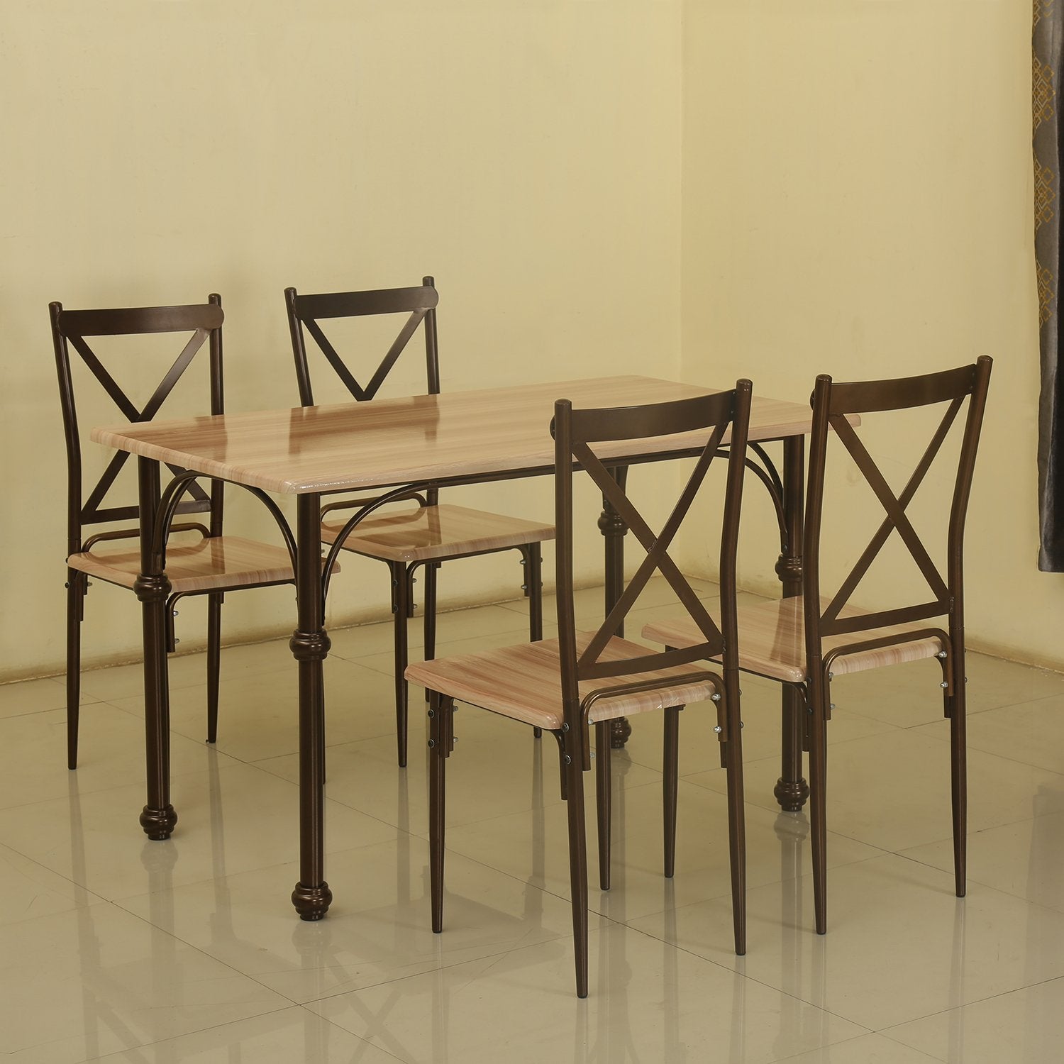 Nilkamal Arabia 4 Seater Dining Table Set Nilkamal Furniture