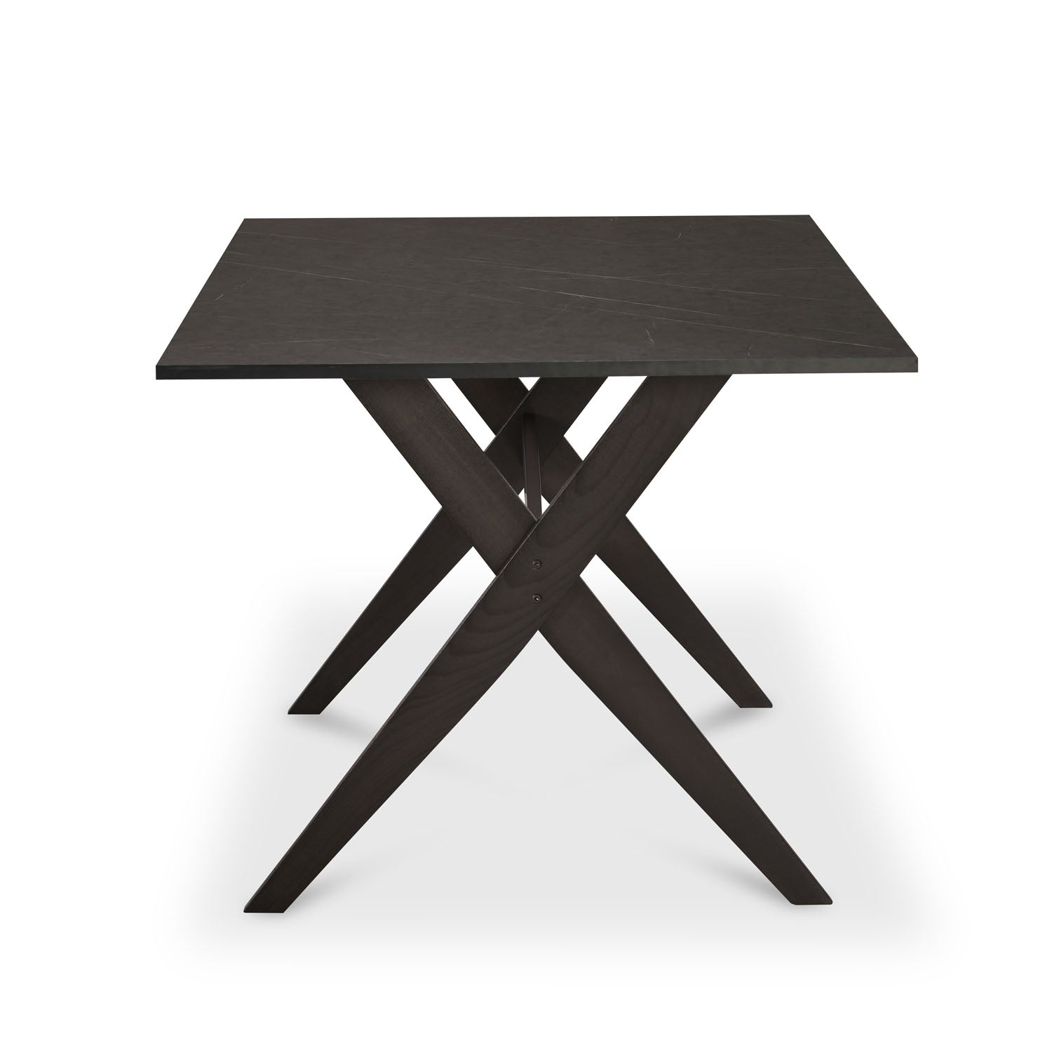 Nilkamal Aristo Engineered Wood 6 Seater Dining Table (Dark Walnut)