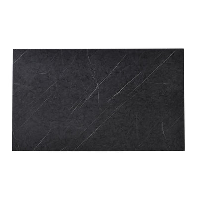 Nilkamal Aristo Engineered Wood 6 Seater Dining Table (Dark Walnut)