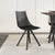 Nilkamal Aristo Leatherette Dining Chair (Dark Walnut / Black)