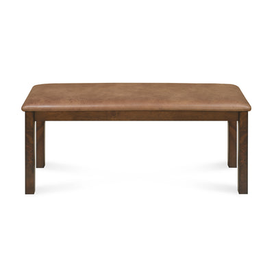 Nilkamal Arnold Multi Use Long Sitting Bench for Living Room | Dining Room (Walnut)