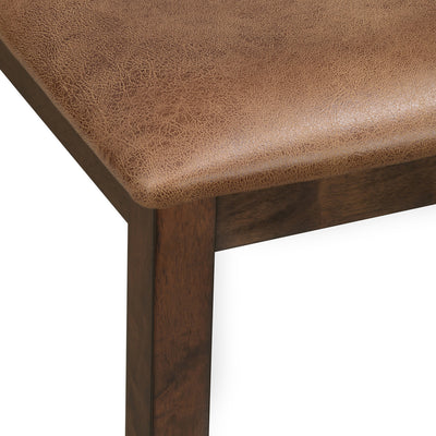 Nilkamal Arnold Multi Use Long Sitting Bench for Living Room | Dining Room (Walnut)