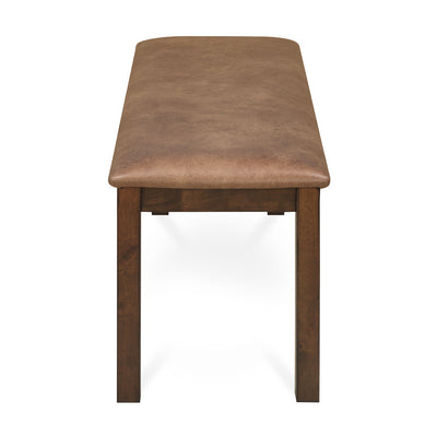 Nilkamal Arnold Multi Use Long Sitting Bench for Living Room | Dining Room (Walnut)