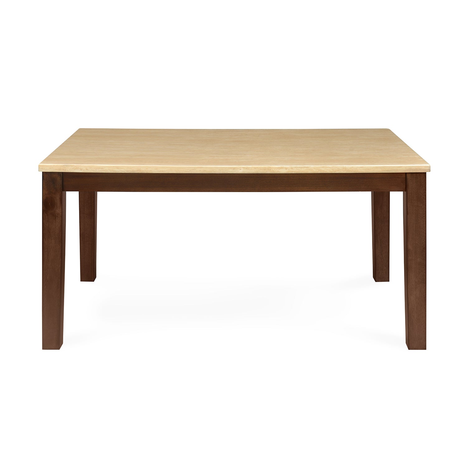 Nilkamal Arnold Marble 6 Seater Dining Table (Beige)
