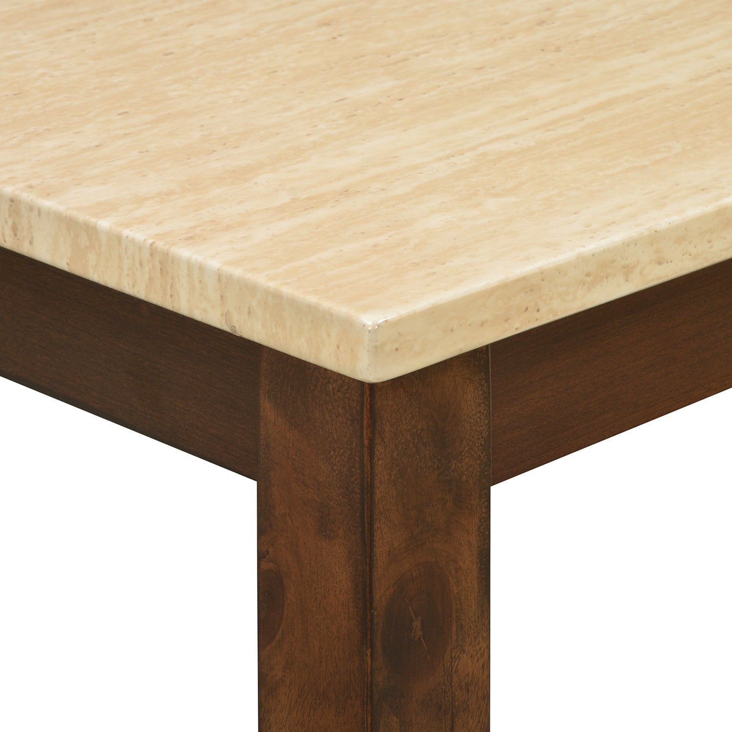 Nilkamal Arnold Marble 6 Seater Dining Table (Beige)