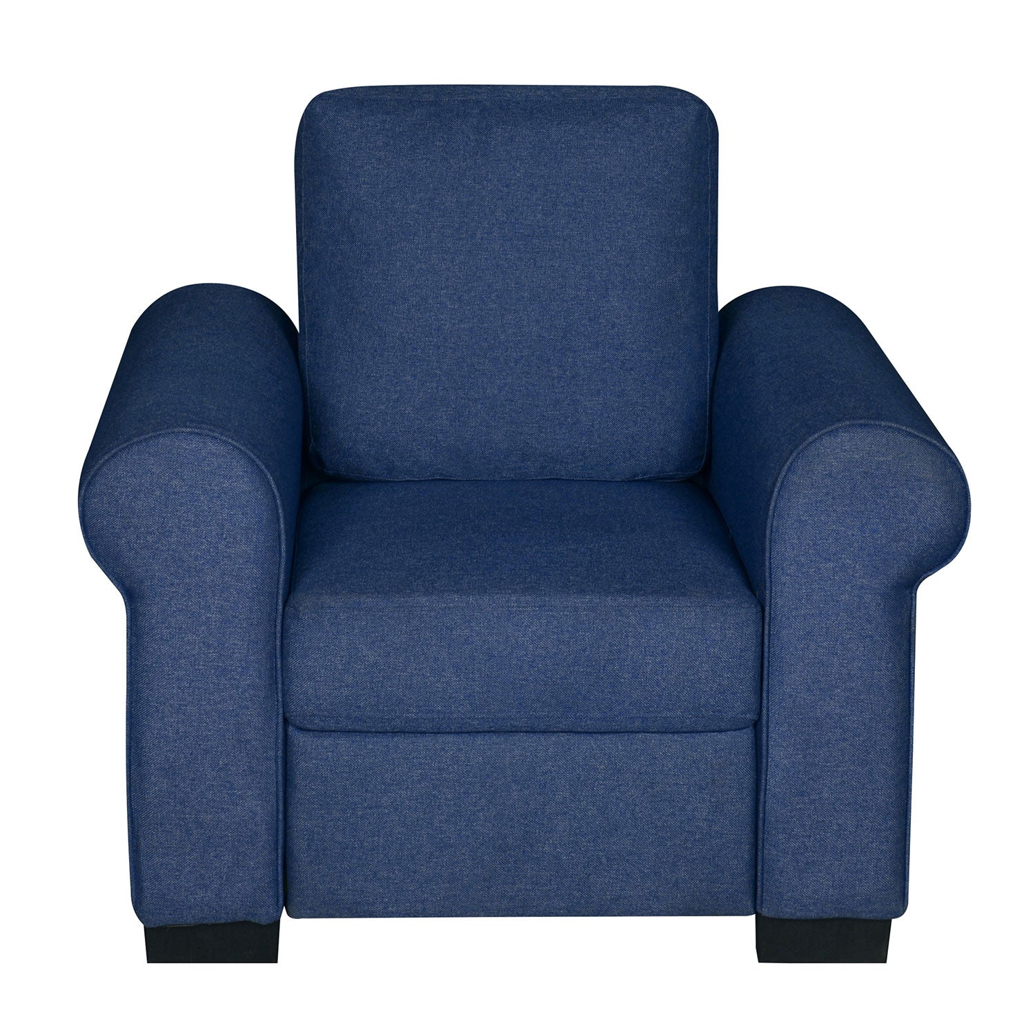 Nilkamal Array 1 Seater Bill Arm Sofa (Blue)