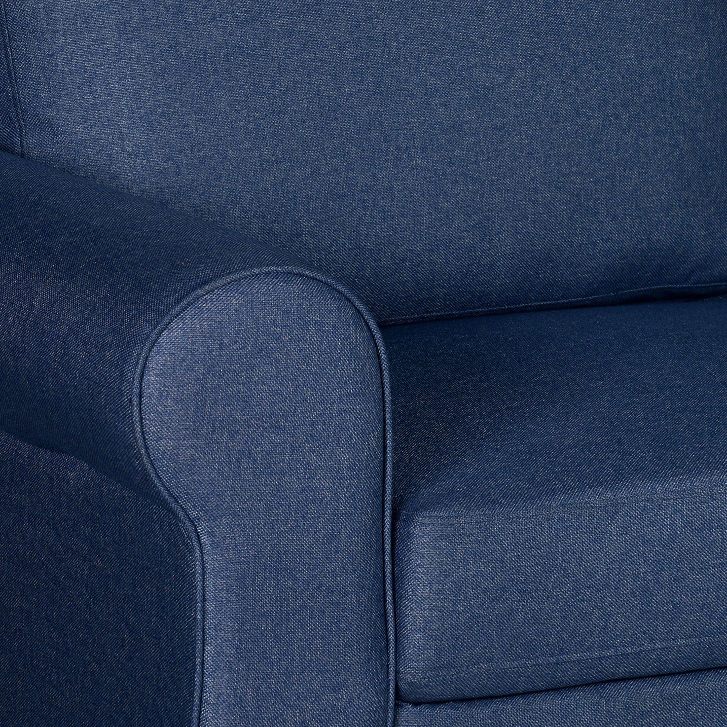 Nilkamal Array 1 Seater Bill Arm Sofa (Blue)