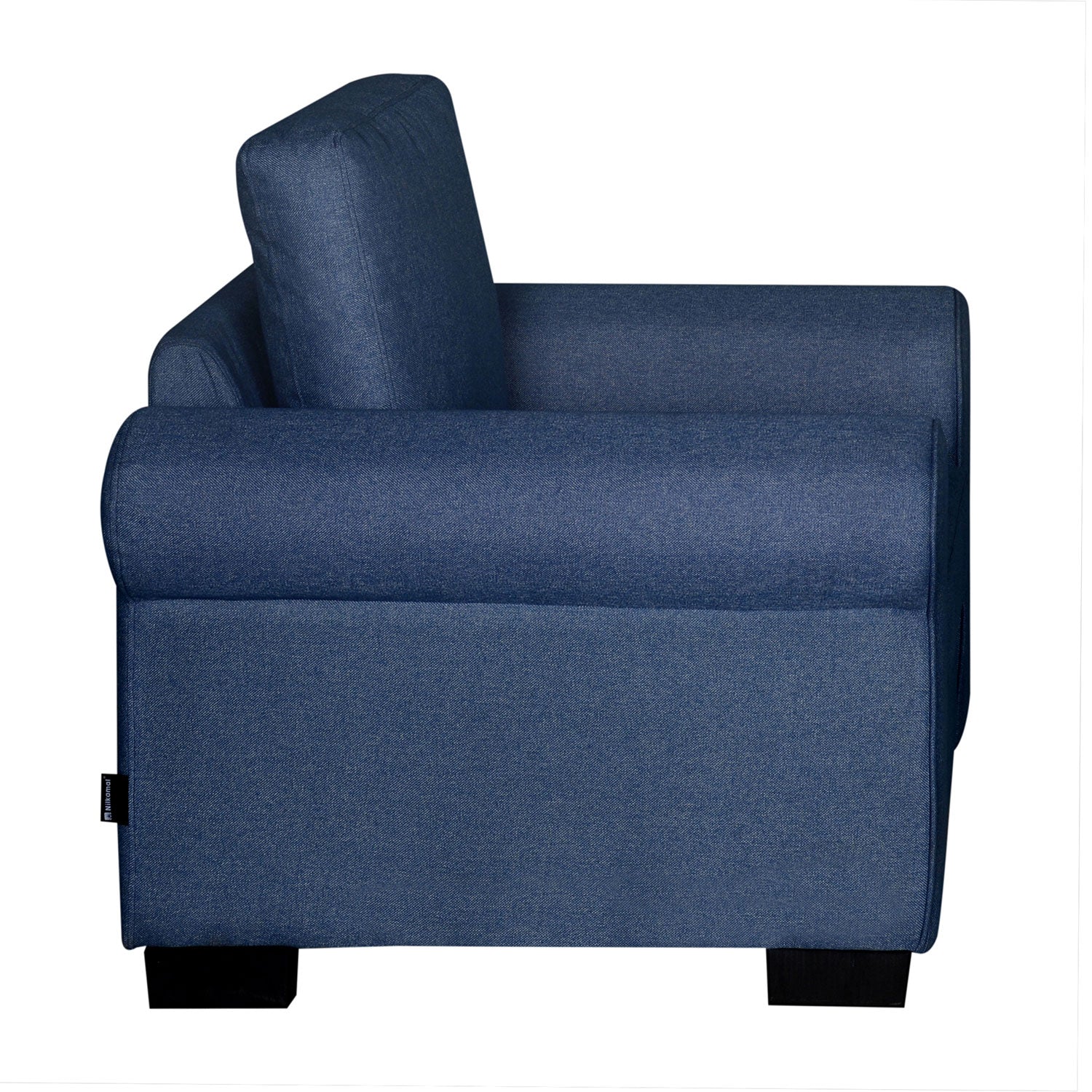 Nilkamal Array 1 Seater Bill Arm Sofa (Blue)