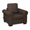 Nilkamal Array 1 Seater Bill Arm Sofa (Dark Brown)