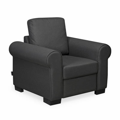 Nilkamal Array 1 Seater Bill Arm Sofa (Dark Grey)