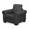 Nilkamal Array 1 Seater Bill Arm Sofa (Dark Grey)