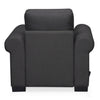Nilkamal Array 1 Seater Bill Arm Sofa (Dark Grey)
