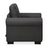 Nilkamal Array 1 Seater Bill Arm Sofa (Dark Grey)