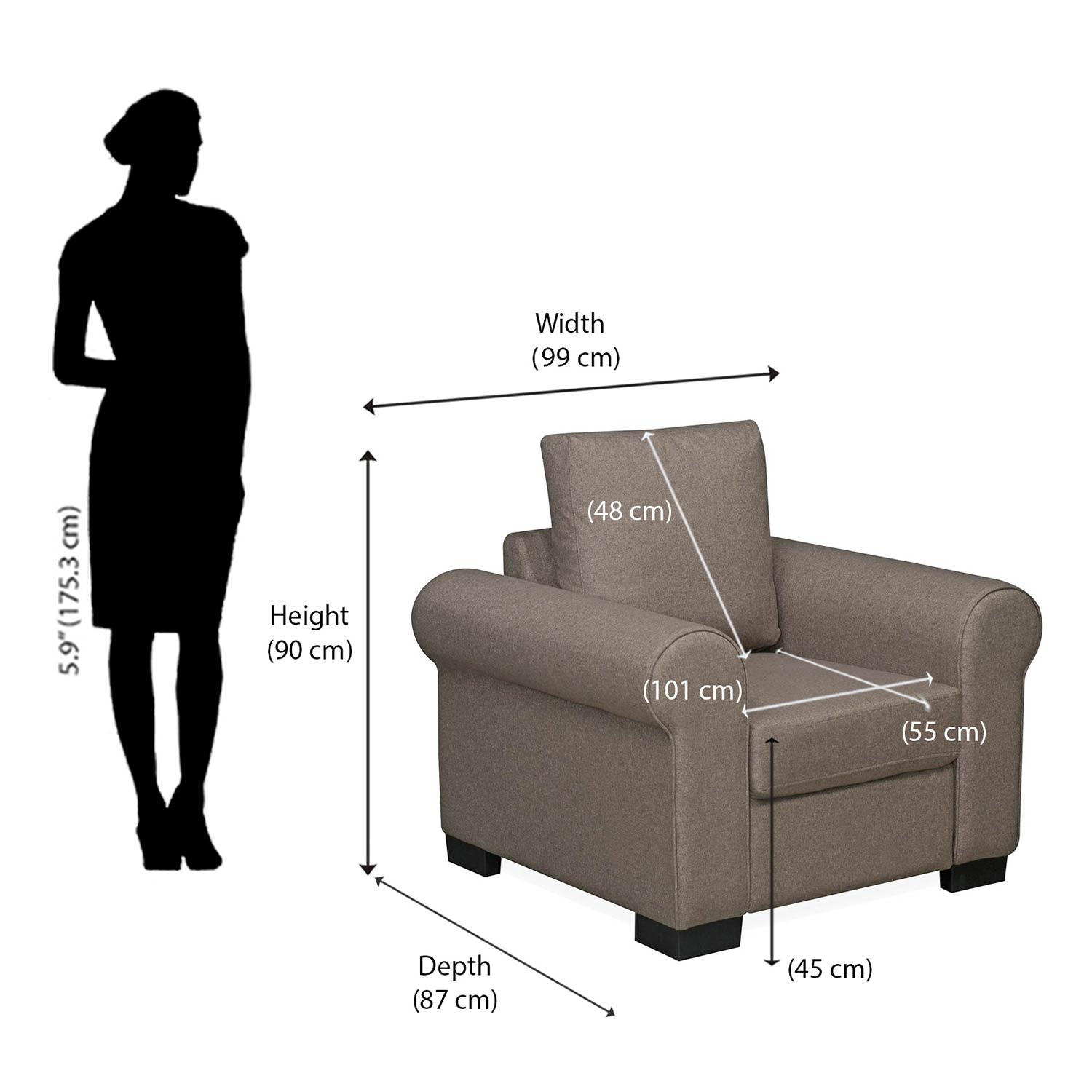 Nilkamal single sofa discount