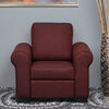 Nilkamal Array 1 Seater Bill Arm Sofa (Maroon)