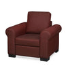 Nilkamal Array 1 Seater Bill Arm Sofa (Maroon)