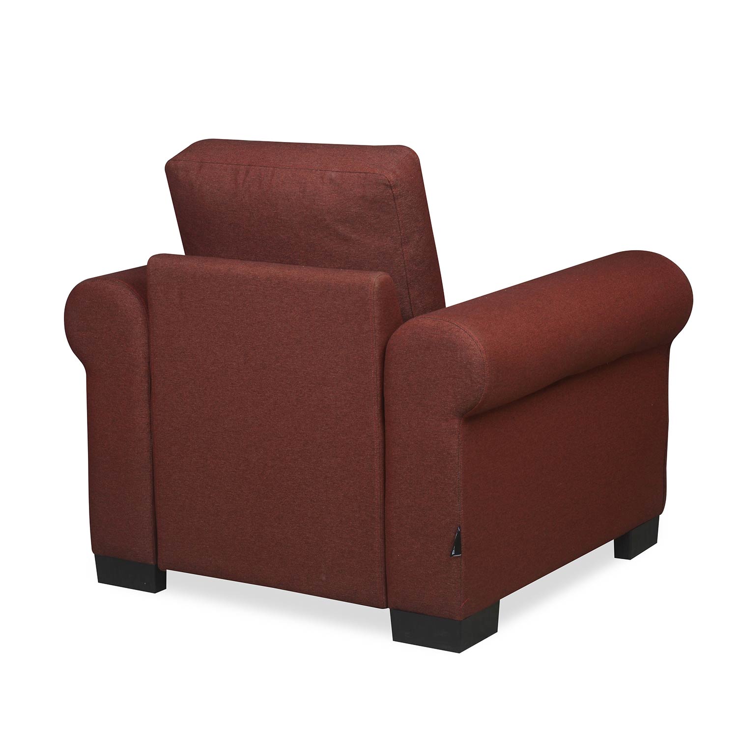 Nilkamal Array 1 Seater Bill Arm Sofa (Maroon)