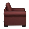 Nilkamal Array 1 Seater Bill Arm Sofa (Maroon)