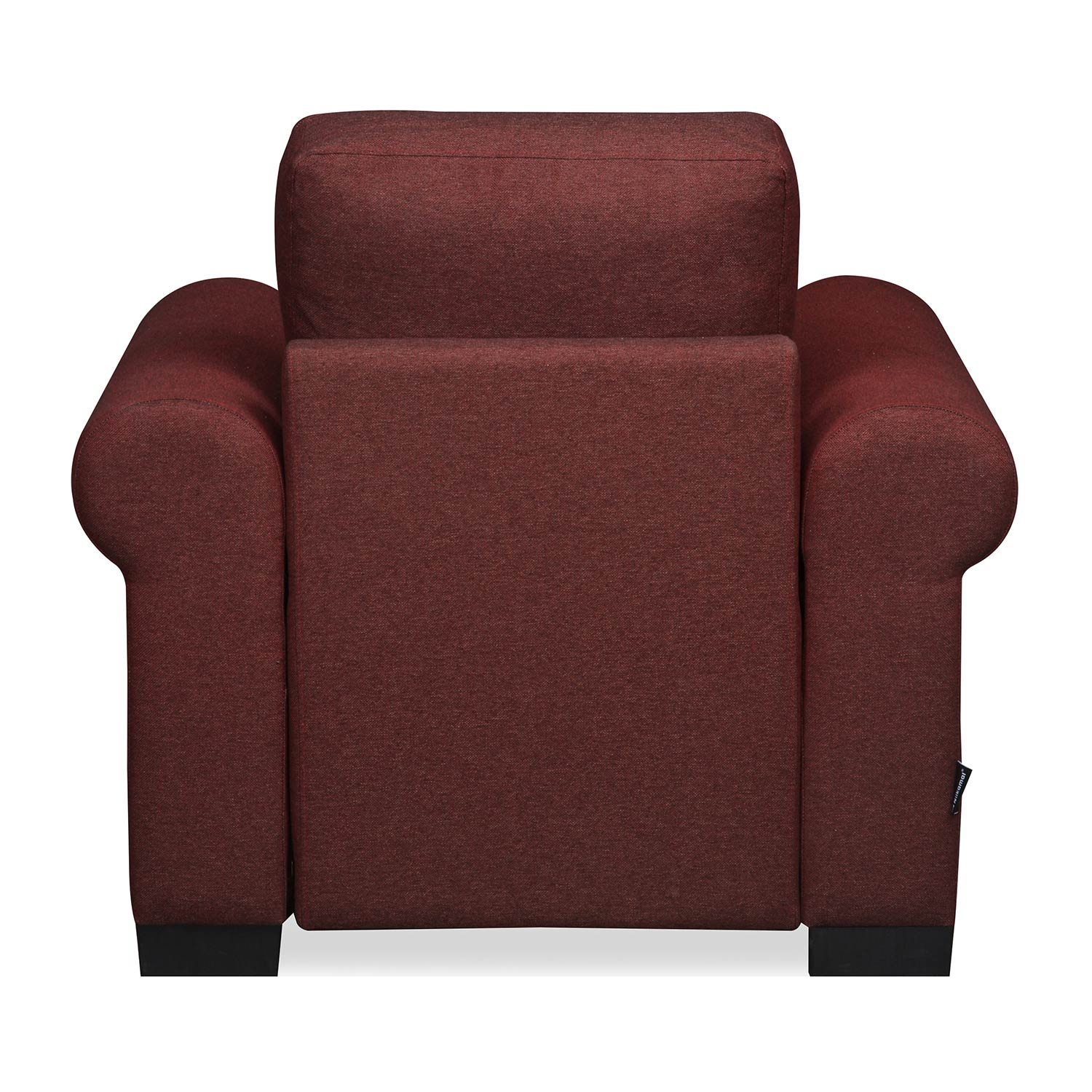 Nilkamal Array 1 Seater Bill Arm Sofa (Maroon)