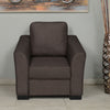 Nilkamal Array 1 Seater Mike Arm Sofa (Dark Brown)