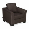 Nilkamal Array 1 Seater Mike Arm Sofa (Dark Brown)