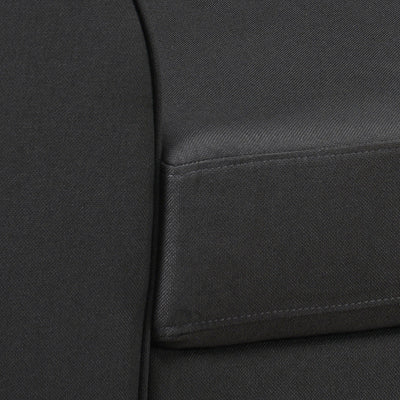 Nilkamal Array 1 Seater Mike Arm Sofa (Dark Grey)