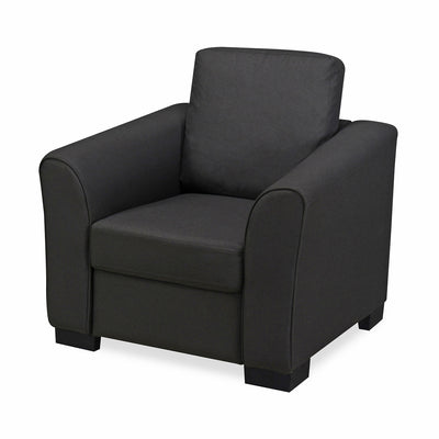 Nilkamal Array 1 Seater Mike Arm Sofa (Dark Grey)