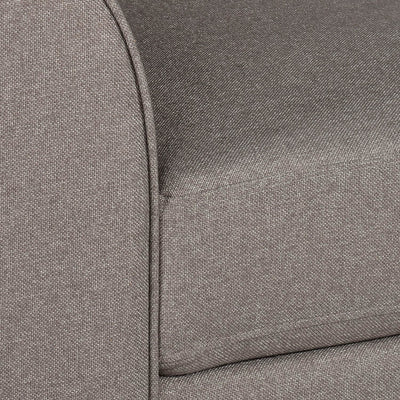 Nilkamal Array 1 Seater Mike Arm Sofa (Light Brown)