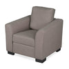 Nilkamal Array 1 Seater Mike Arm Sofa (Light Brown)