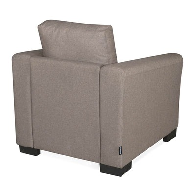 Nilkamal Array 1 Seater Mike Arm Sofa (Light Brown)