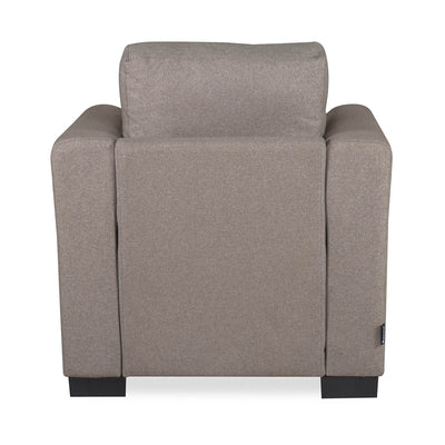 Nilkamal Array 1 Seater Mike Arm Sofa (Light Brown)