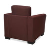 Nilkamal Array 1 Seater Mike Arm Sofa (Maroon)