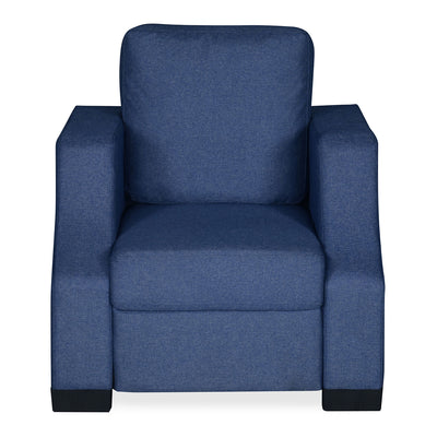 Nilkamal Array 1 Seater Rick Arm Sofa (Blue)