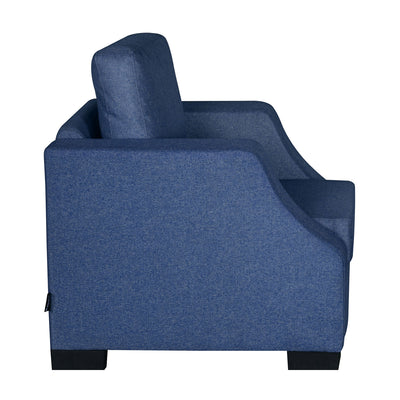 Nilkamal Array 1 Seater Rick Arm Sofa (Blue)