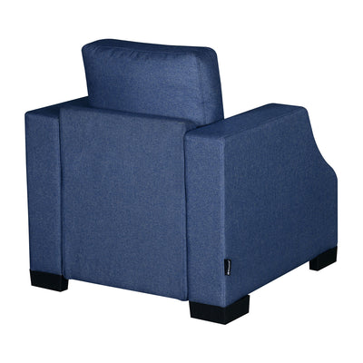Nilkamal Array 1 Seater Rick Arm Sofa (Blue)
