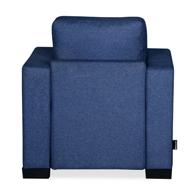 Nilkamal Array 1 Seater Rick Arm Sofa (Blue)