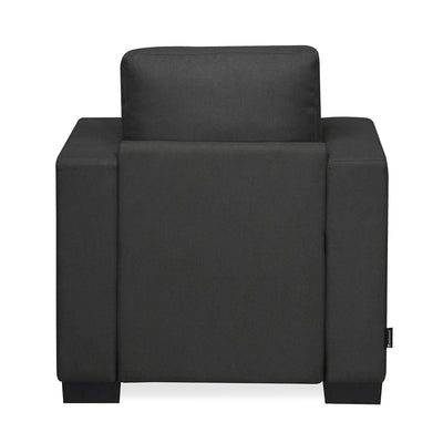 Nilkamal Array 1 Seater Rick Arm Sofa (Dark Grey)