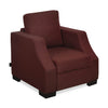 Nilkamal Array 1 Seater Rick Arm Sofa (Maroon)