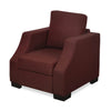 Nilkamal Array 1 Seater Rick Arm Sofa (Maroon)