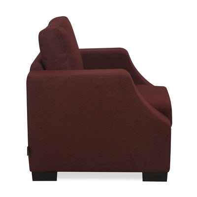 Nilkamal Array 1 Seater Rick Arm Sofa (Maroon)