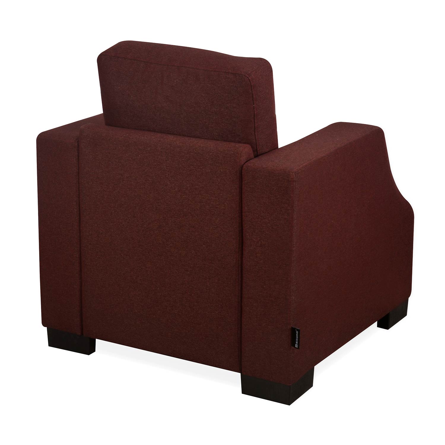 Nilkamal Array 1 Seater Rick Arm Sofa (Maroon)