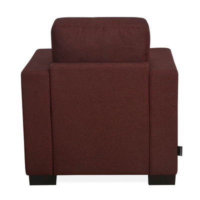 Nilkamal Array 1 Seater Rick Arm Sofa (Maroon)