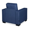 Nilkamal Array 1 Seater Ron Arm Sofa (Blue)