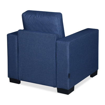 Nilkamal Array 1 Seater Ron Arm Sofa (Blue)