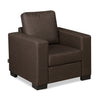 Nilkamal Array 1 Seater Ron Arm Sofa (Dark Brown)