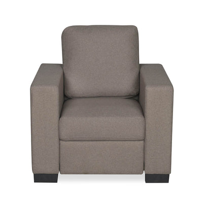 Nilkamal Array 1 Seater Ron Arm Sofa (Light Brown)