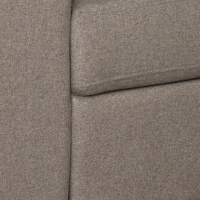 Nilkamal Array 1 Seater Ron Arm Sofa (Light Brown)