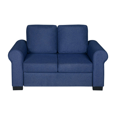 Nilkamal Array 2 Seater Bill Arm Sofa (Blue)