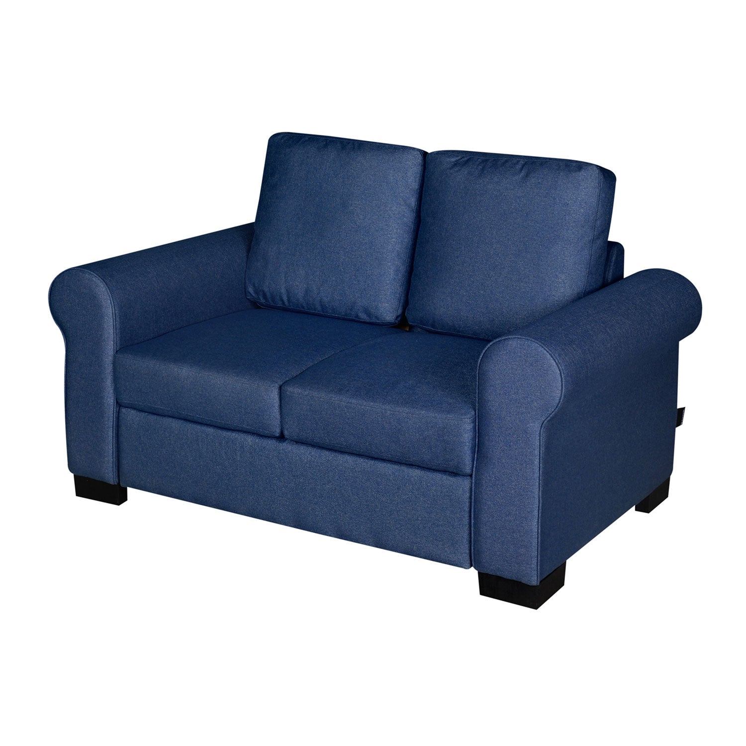 Nilkamal Array 2 Seater Bill Arm Sofa (Blue)